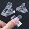 YFFSFDC Nail Clips, Nail Fixing Clips, Polygel Quick Building Nail Extensions, Building Lamps, Clear, Set of 10