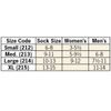 Healthy Steps Compression Socks 15-20 mmHg, Black, Medium