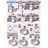 Christmas Card Making Decoupage Sheet Assortment - 12 Assorted Christmas Designs for Cutting