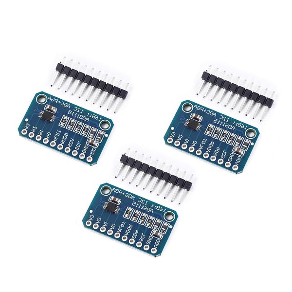 1pcs ADS1115 ADC Analog to Digital Converter Module - 16bit, 4-Channel, & Raspberry Pi Compatible, Includes E-Book!