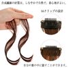 YOVOY Bangs Wig, Center Part, Hair Extension, Thin, Bangs, Partial Wig, Hair Extension, Realistic, Natural Bangs, Hair Extension, Cute, Popular, Lightweight, Fluffy, Curl, Hair Extension, Hair Ornament, Set of 2 (Light Black)