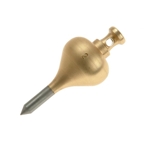 Monument 249d Brass Plumb Bob 4.1/2oz Size 2
