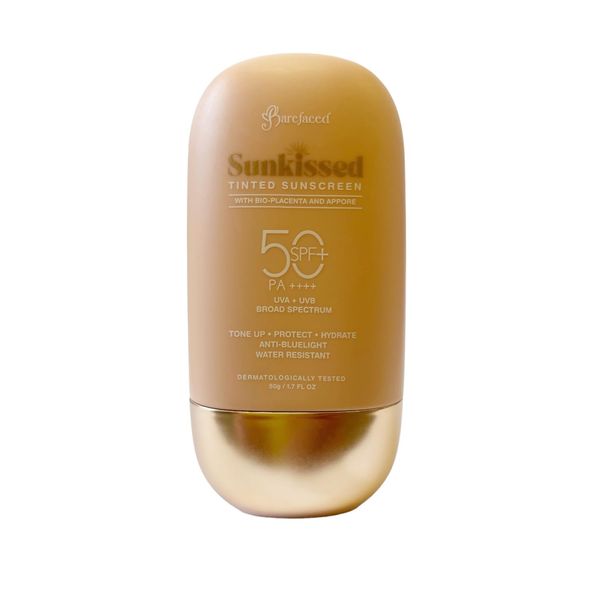 Barefaced Sunkissed TINTED Sunscreen SPF 50 PA++++, 50g