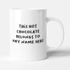 Victorian Printing Co - Personalised Hot Chocolate - Gift Mug, Ceramic, 11fl.oz.