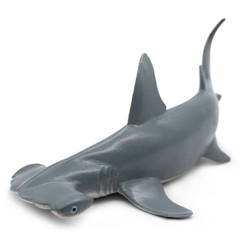 Solid Sea Animals Educational Toys,Simulation Ocean Shark Sea Creature Toy for Toddlers Kids (Hammerhead Shark)