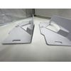 QTY 9 Drawer Mounting Bracket Replacement, White Steel