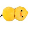 Puckator CUSH225 Relaxeazzz Duck Round Plush Travel Pillow & Eye Mask