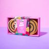 MAD BEAUTY Ms. Behave Nice Buns! Booty Scrub Set, Wildberry Sugar Scrub & Cinnamon Bun Sponge, Removes Dead Skin for Smooth, Baby-Like Skin