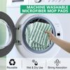 6 Pack Replacement Mop Refills Compatible with Libman Wet & Dry Microfiber Mop, Reusable Washable Mop Head Replacement Pads for Cleaning Multi-Surface Floor