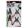 Performance Tool W88012 Mini Snap Ring Pliers Set, 4-Piece