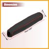 Partuto Car Handbrake Decoration Cover Protector Replacement Red Thread Replacement