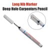 Permanent Marker for 0.7-1 mm Extra Long Tip Marker Pen Black (8PCS)