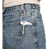 Triangular Key, Bin Key with a Keychain, Gas Cupboard Key/Triangle Key for Meter Box