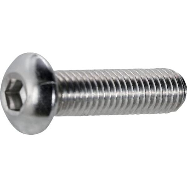 TRUSCO B128-0515 Hex Socket Button Bolts, Stainless Steel, M5 x 15, 36 Pieces