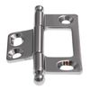 Hafele Non-Mortise Solid Brass Butt Hinge Polished Chrome Ball Tip 351.95.282