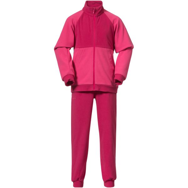 Bergans Kinder Smådøl V5 Long Zip Set, raspberry pink-raspberry red, 92
