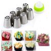 7 Pcs Russian Icing Nozzles Set – Flower Pastry Piping Tips for Cake Decorating