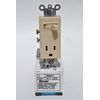 Leviton 5625-I Ivory Combination Decora Single Pole Toggle Switch & Receptacle