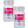 Ferritin (Bioavailable Iron), 60 Count (Pack of 2)