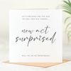 Beau Willows Let's Pretend You Had No Idea Wedding Proposal Card (Bridesmaid)