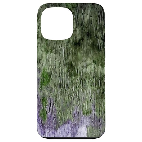Green and Purple Abstract Art Design Case for iPhone 13 Pro Max