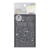 Midori 82650006 Sticker Decal Foil Thank You School Pattern
