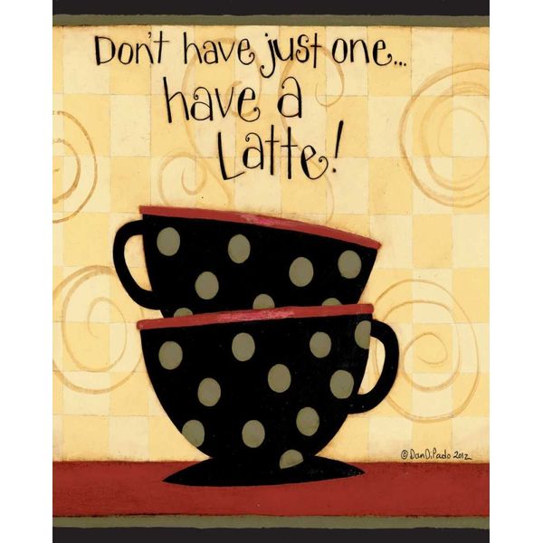 Two Latte Please by Dan DiPaolo - 16x20 Art Print Poster