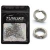 TUNUKE Solid Ring Split Ring Value Fishing (Trial Set 2, Split Ring)