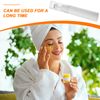 Healeved 10ml Empty Eye Cream Roller Bottle Refillable Applicator Cap Essential Oils Lip Balm Lotion