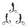 Plug Silicone Dildo, Beginner, Thin Expansion with Handle, Uneven Unisex, Dangling Goods-3 Piece Set