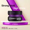 Vasso Pro-Aqua Hook Up Hair Styling Water Based Gel Wax, Purple, 1 Count