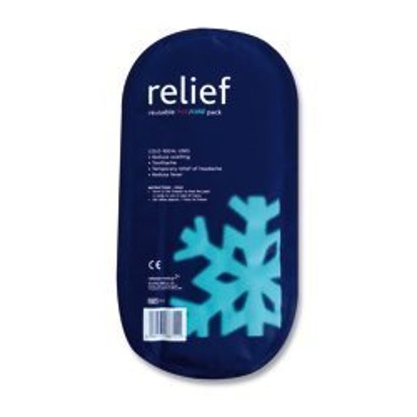 REL711 Relief reusable hot and cold pack. Reusable hot/cold therapy pack