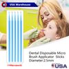 500 Pcs Dental Micro Brush Disposable Materials Tooth Applicators Large 2.5mm