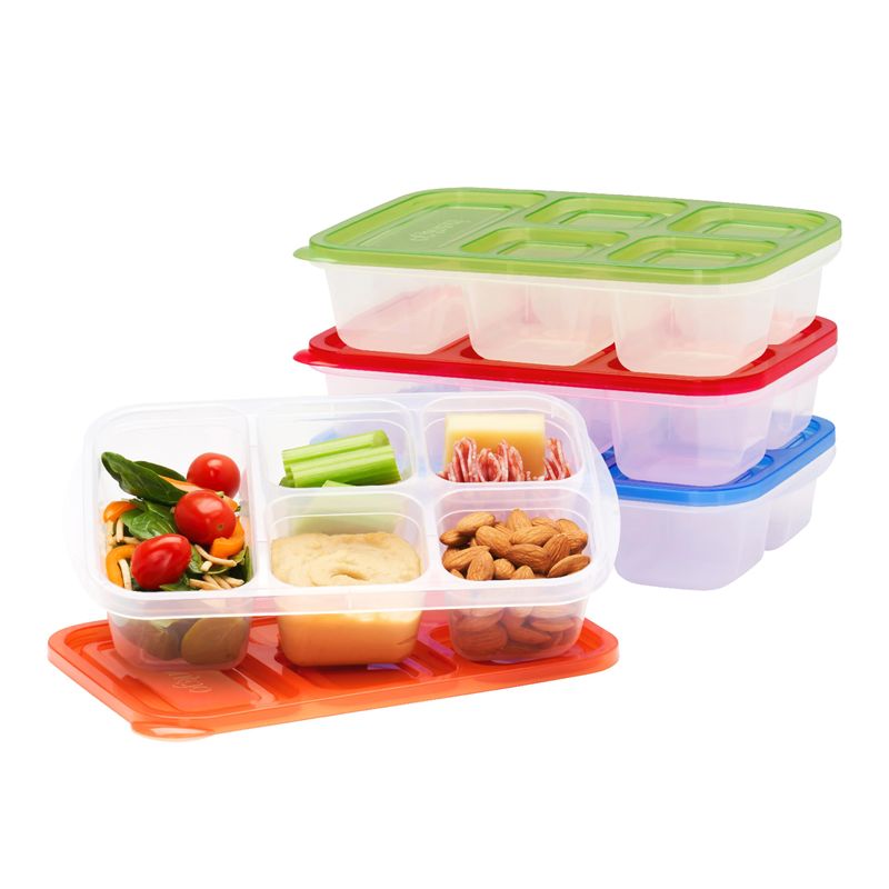 EasyLunchboxes - Patented Design Bento Lunch Boxes - Reusable 5 ...