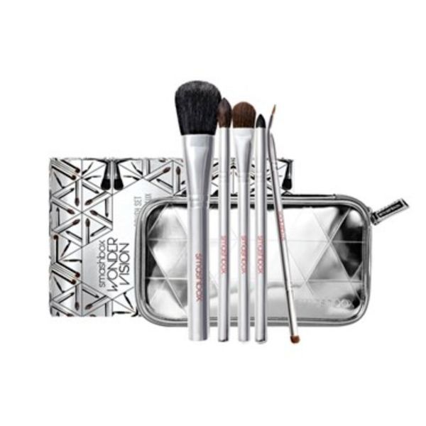 Smashbox Wondervision Chrome Brush Set: Powder, Blending, Crease, Shadow, Liner