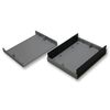 Enclosures & 19" Cabinet Racks - Enclosures - CASE ABS GREY BASE BLACK PANEL - G738