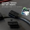 Monstrum Shrapnel Series Red Dot Riser Mount | Compatible with Aimpoint Micro T1/T2 Footprint | Medium Profile