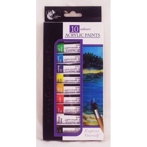 Chiltern Wove - 10 Colours Acrylic Paints