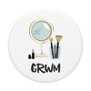 GRWM Vlogger Influencer MAKEUP, "Get ready with me" PopSockets Swappable PopGrip
