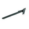 Strap Black Wrought Iron Gate 3/4" Offset Hinge Black Wrought Iron 19 in. W
