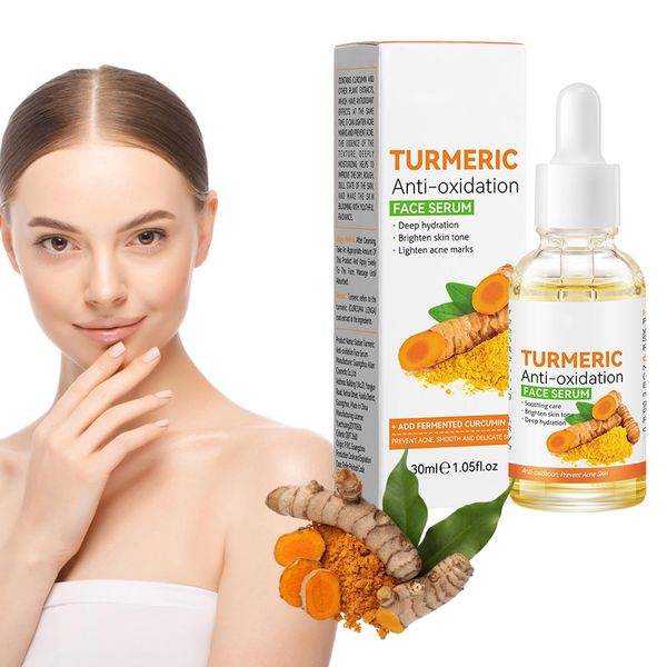 Turmeric Serum,Dark Spot Corrector Serum,Turmeric Face Serum,Skin Corrector Serum,Deep hydration,Brighten Skin Tone,dark spot remover glowing and blemish free skin,facial serum for women/Men 30ML