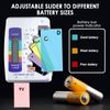 TekcoPlus Digital Universal Battery Tester Battery Checker for C AA AAA D N 9V 1.5V ButtonCell Small Mini Batteries