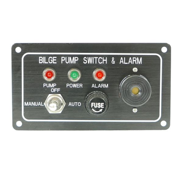 MiDMarine Bilge Alarm and Pump Switch Panel Boat 12V DC