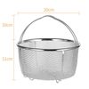 Steamer Basket, Stainless Steel Vegetable Steamer Basket with Handle for Cooking, Stainless Steel Strainer Basket (20 cm)