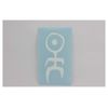Sticker "Crashing Neubauten" 11 cm White