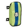 Case-it The Pouch Zippered Pencil Case with Grommets, Lime Green/Blue