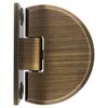 Antique Brass Classique 037 Series Wall Mount Standard Back Plate Hinge