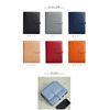 V.for.M Stylish 6-hole Notebook Notebook Ring Notepad Schedule Book Cover Business Notebook (A5 Size, Navy)