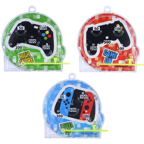 HENBRANDT Assorted Gamer Mini Pinball Game