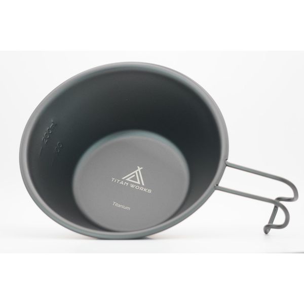 TiTAN Works Black Titanium Sierra Cup